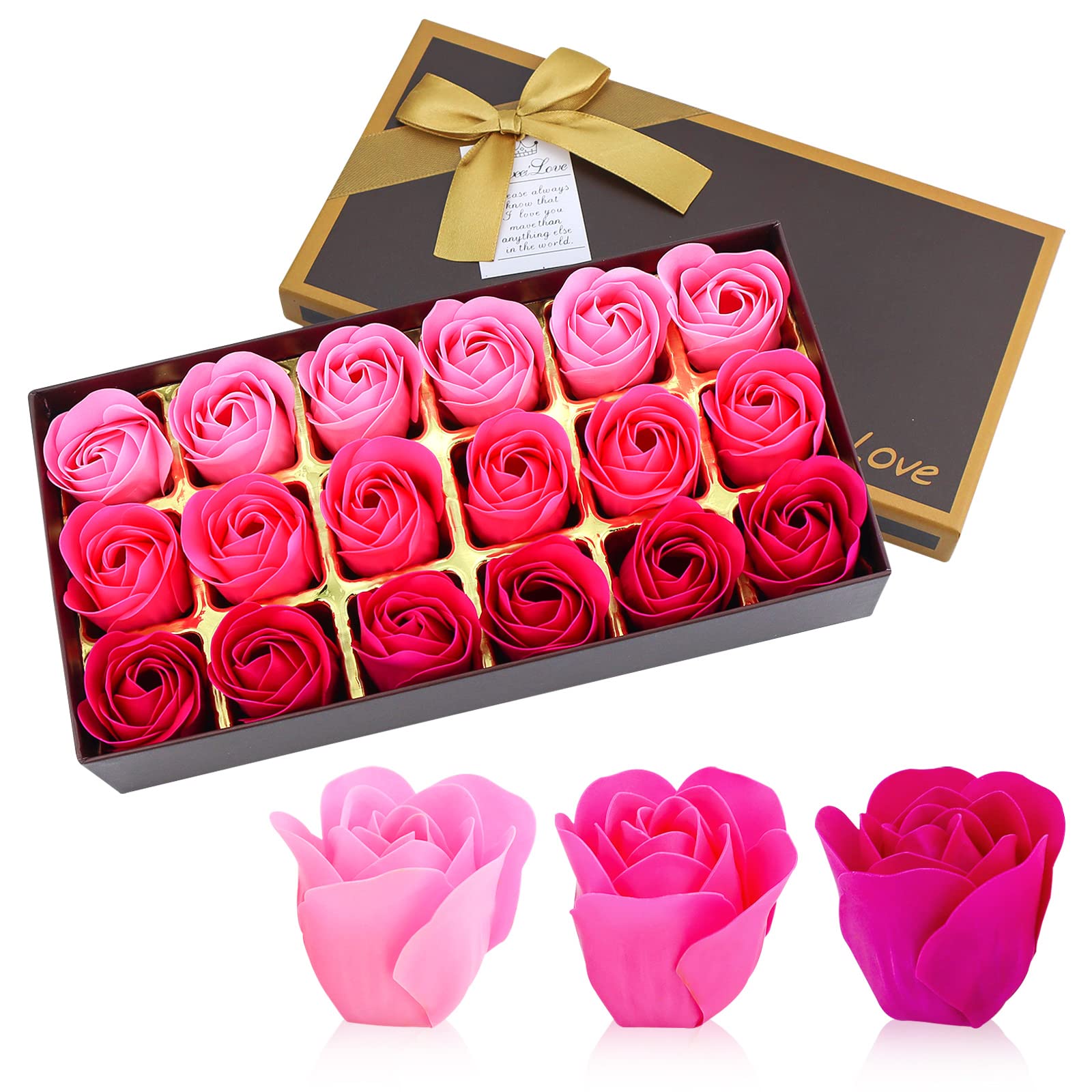 JIALEEY floral scented soap rose petals for elegant handwashing and home decor.