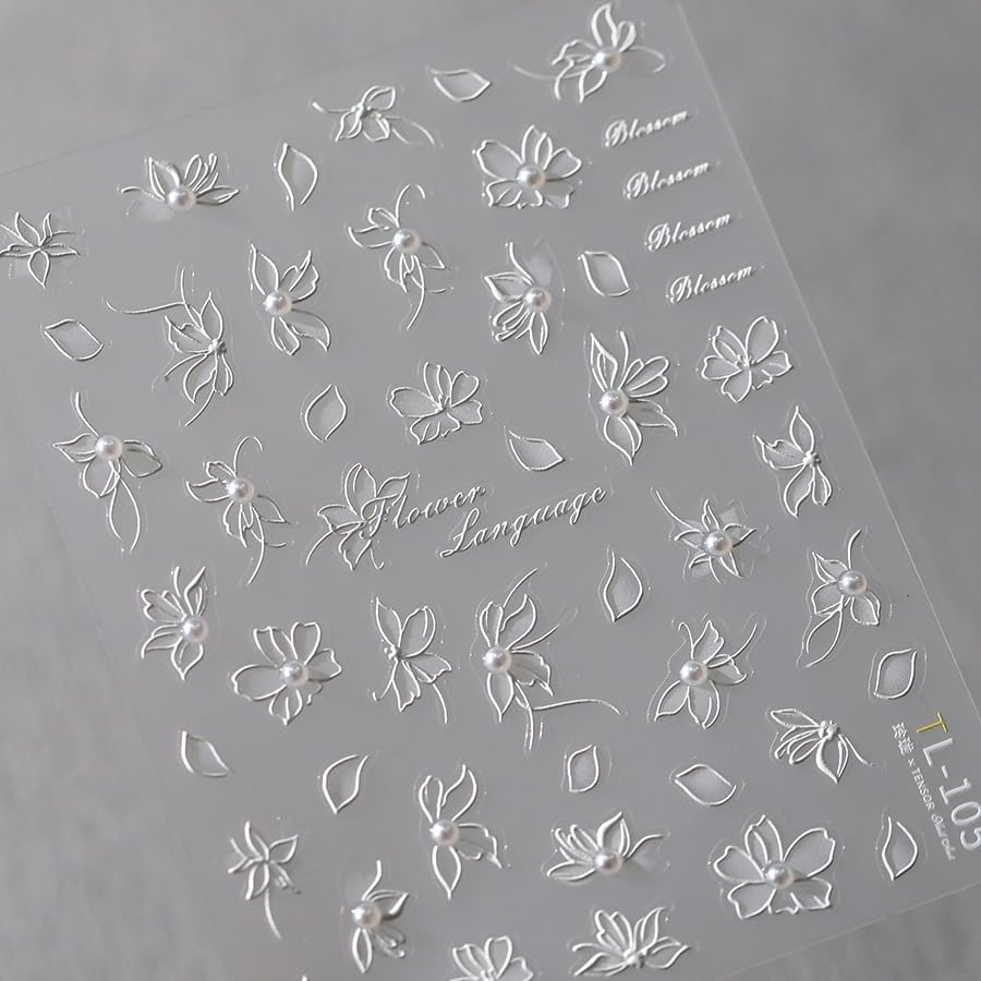 JIALITFUN arte de uñas con diseños variados, regalo para amantes del cuidado de uñas.