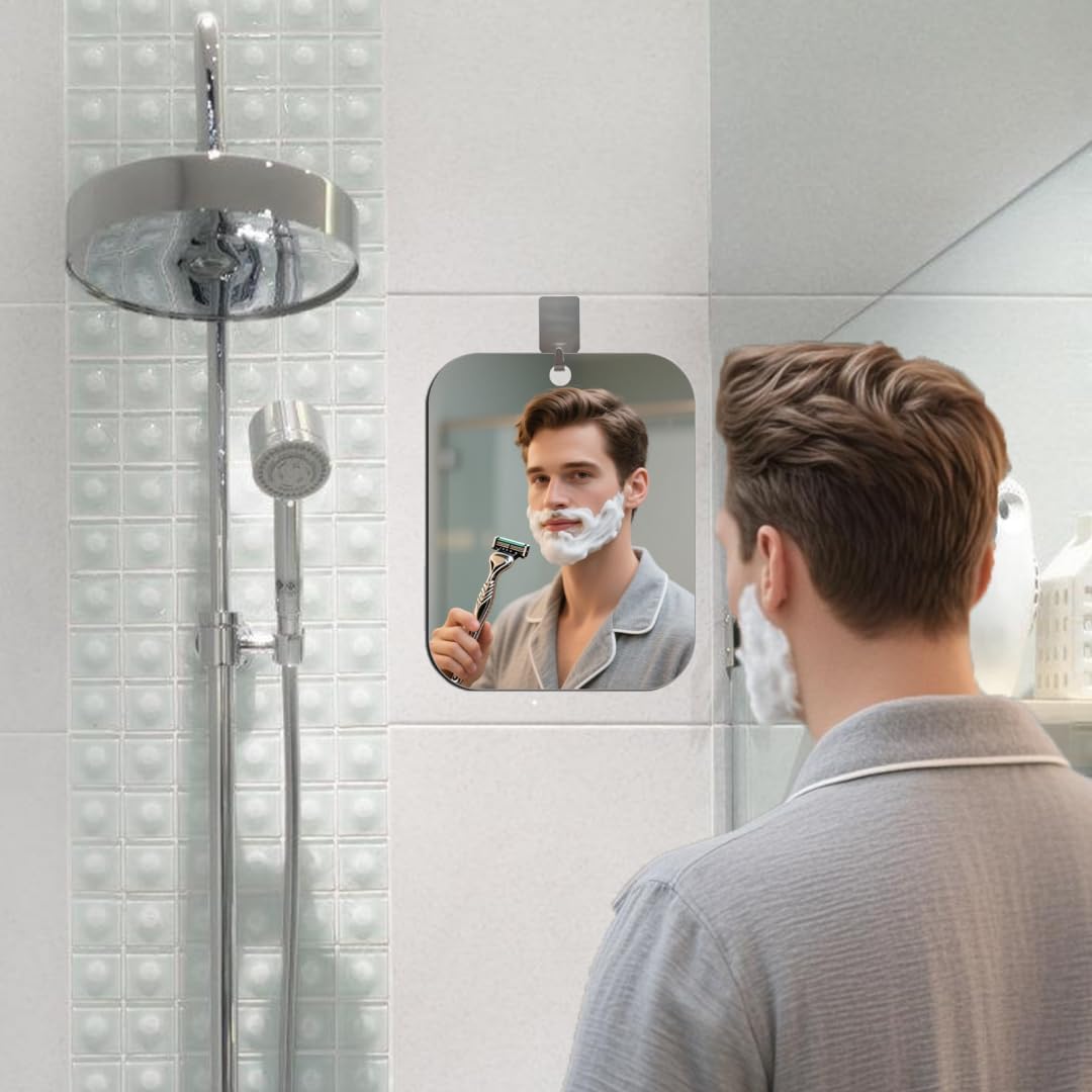 JIANGLAN fogless mirror suitable for travel and camping.