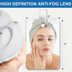 JIANGLAN travel-ready fogless mirror for home or on-the-go.