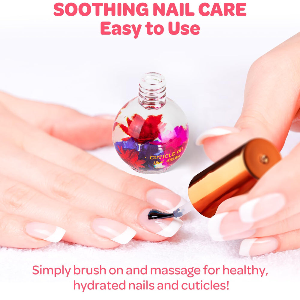 JIASHENG Cuticle Oil quick-absorbing formula prevents greasy after-feel.