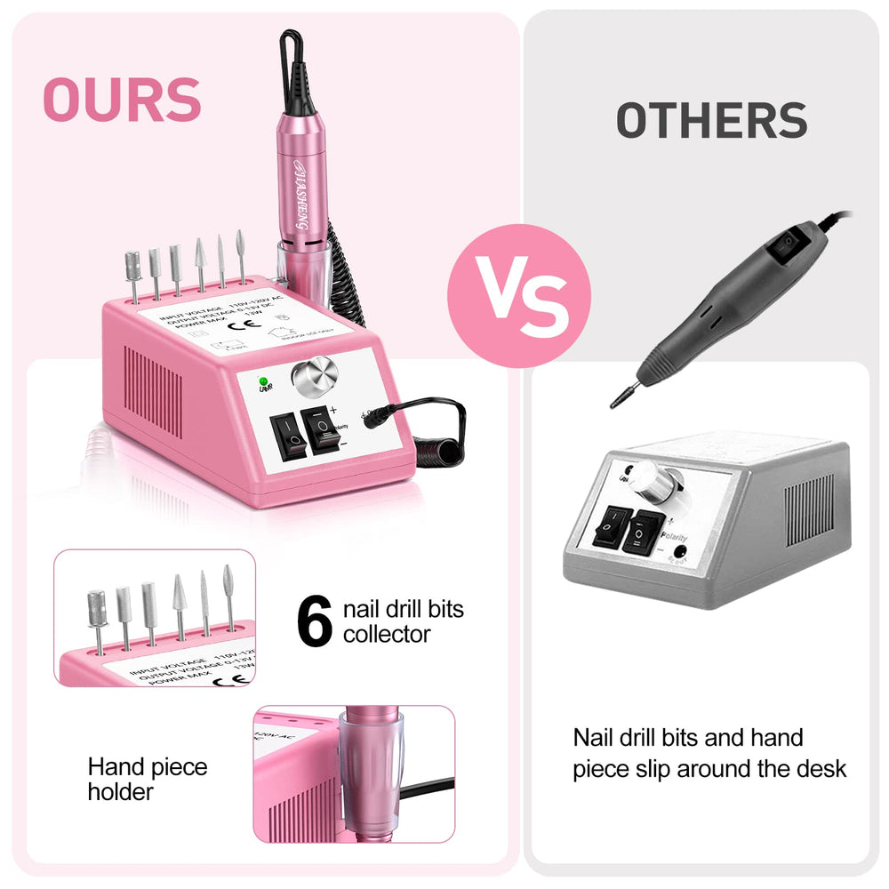 JIASHENG nail drill control knob enables precise speed adjustments