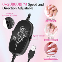 JIASHENG nail drill kit ideal for home or salon use with professional results