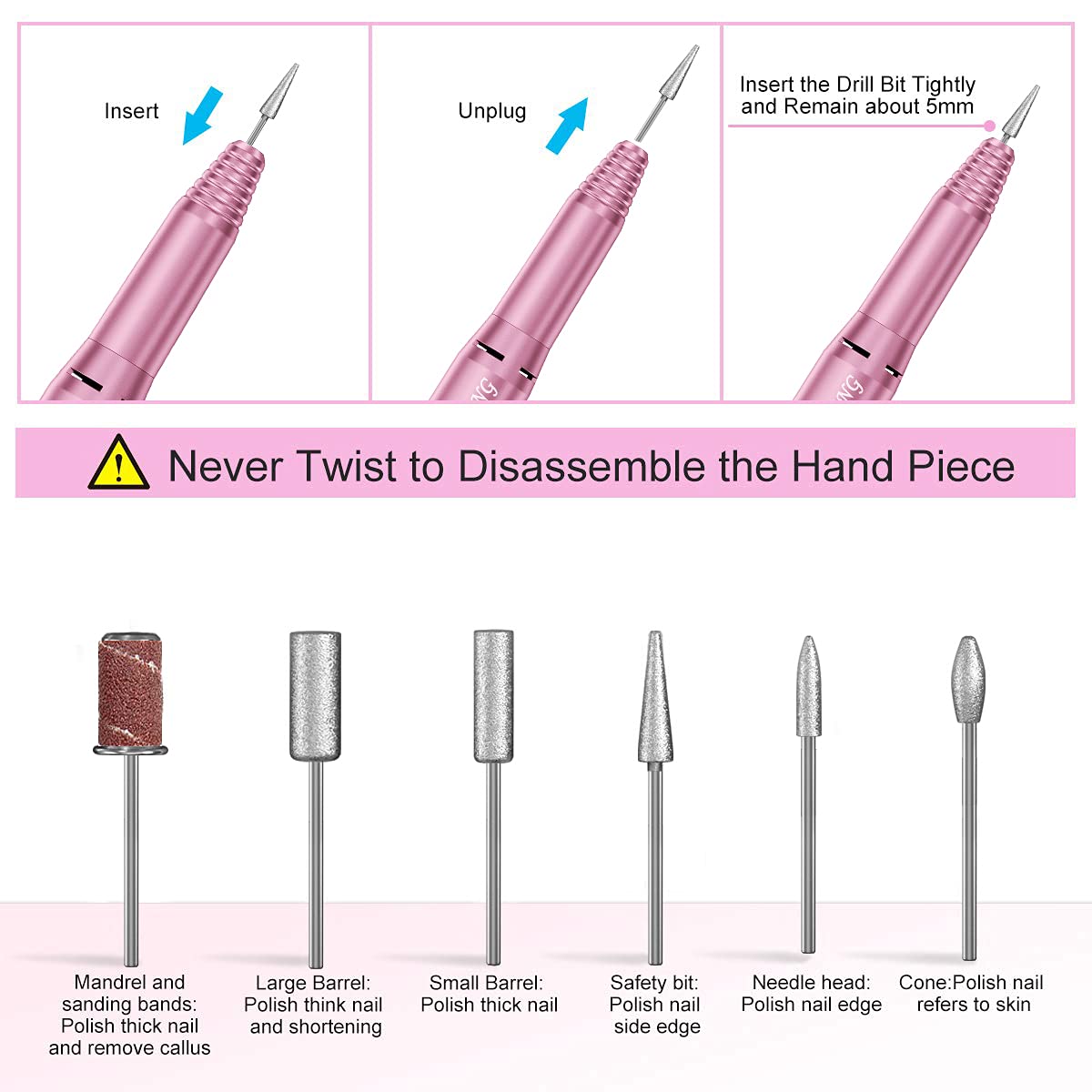 JIASHENG plastic holder keeps drill bits organized
