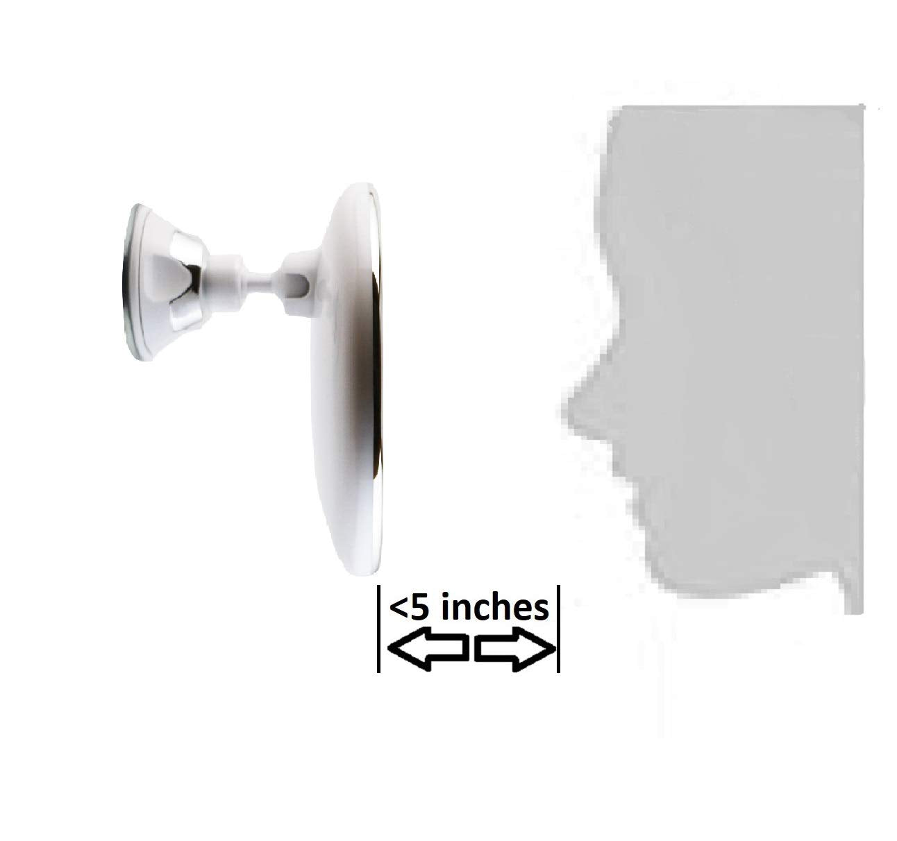 JiBen chrome and glossy white casing adds a modern touch.