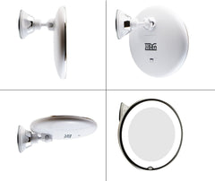 JiBen mirror with 360-degree rotating arm for versatile positioning.