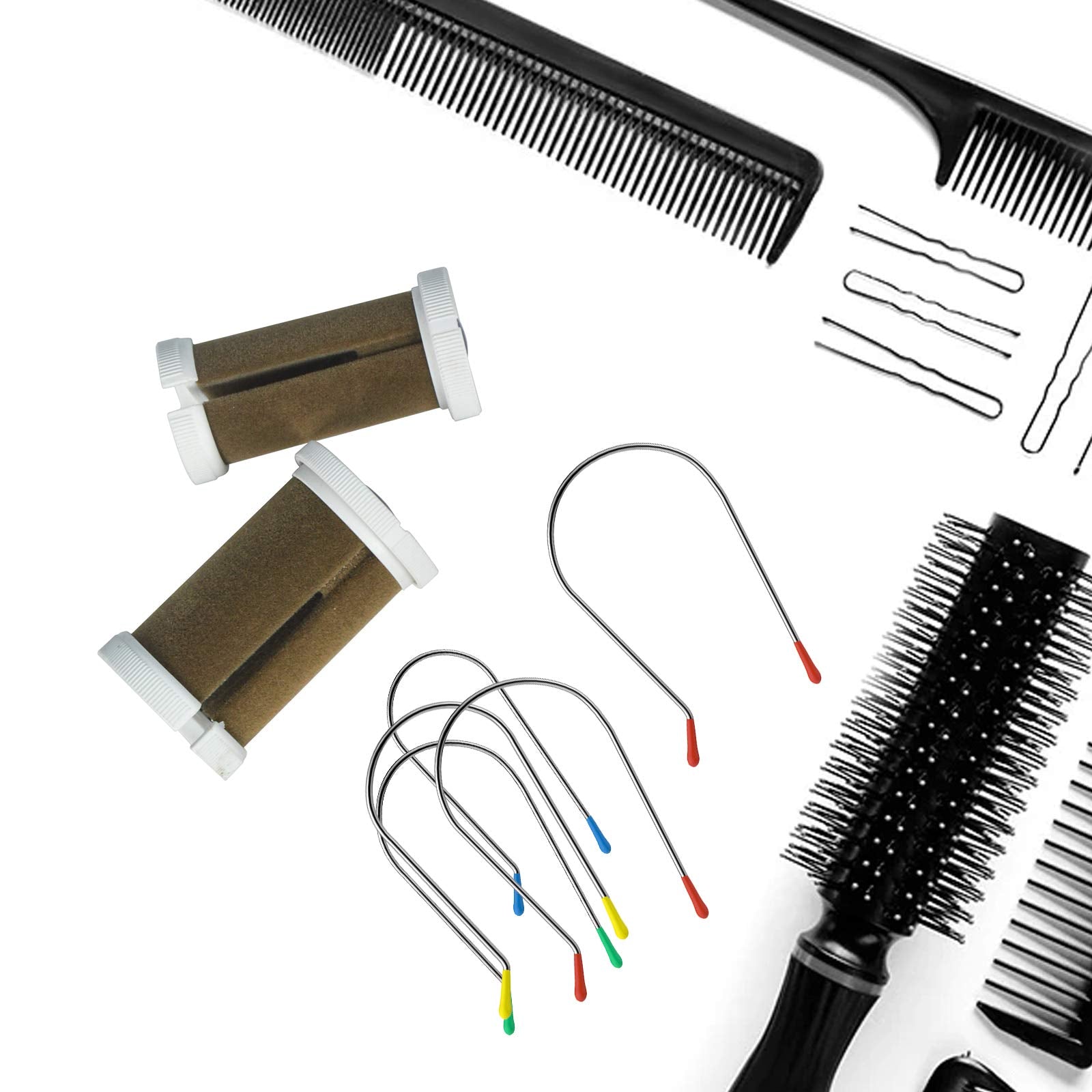 Jicoyin 20-piece pack ideal for jumbo 2-inch roller sets.