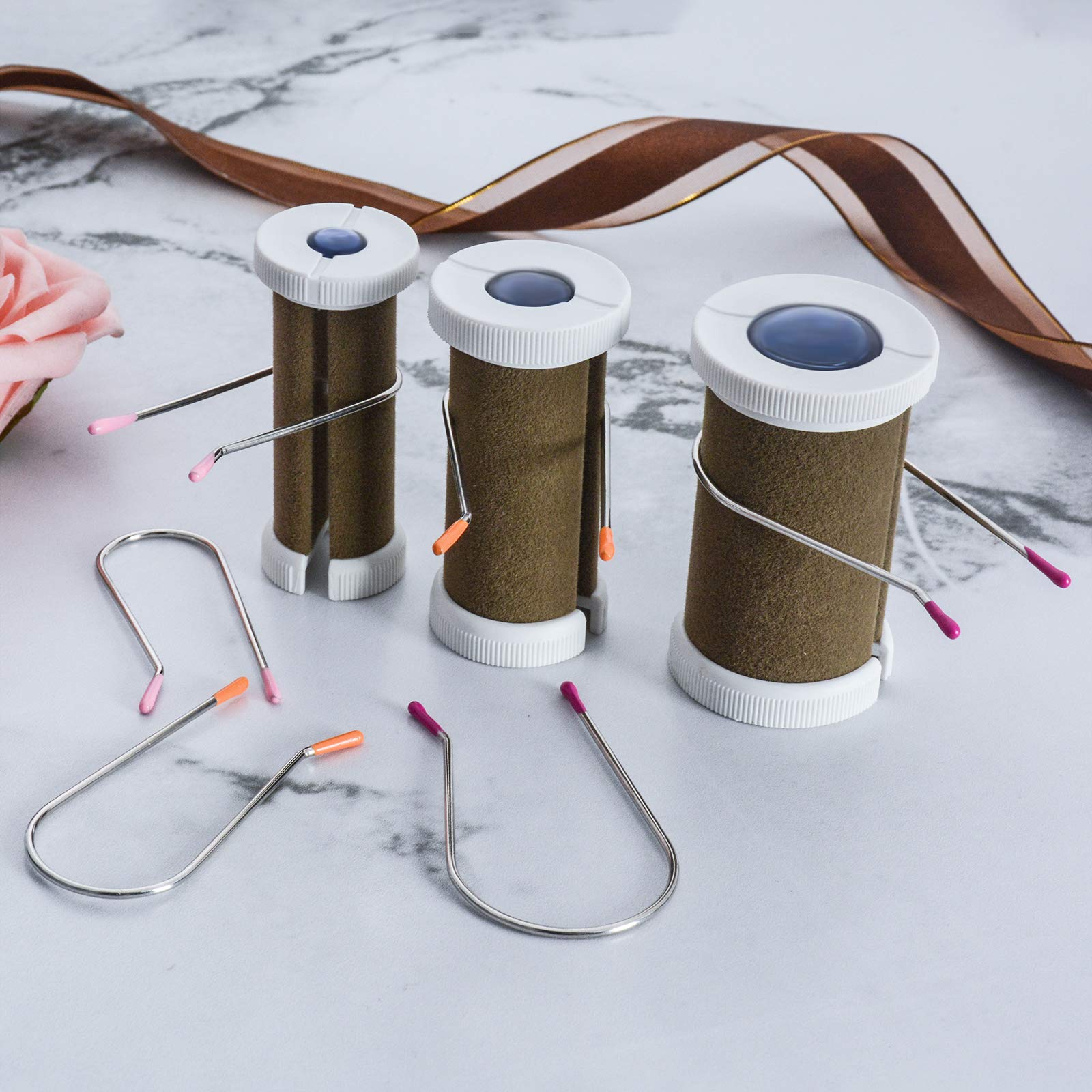 Jicoyin curler clips metal pack close-up highlighting durability