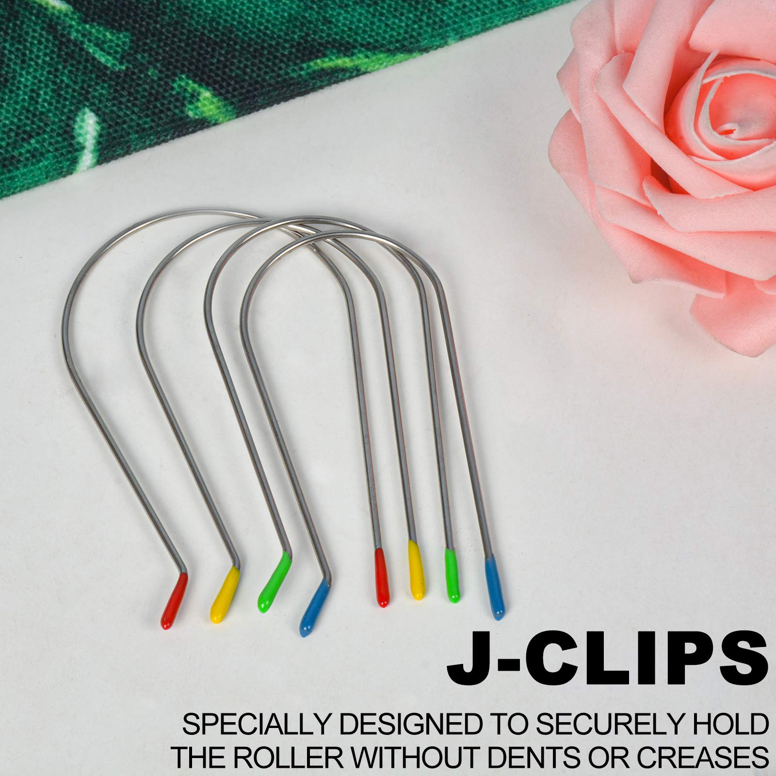 Jicoyin J-shaped clip design reduces creasing for smoother curls.