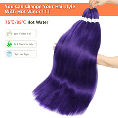 JIEANYAN coloured braiding hair pack ideal for Christmas cosplay or daily wear