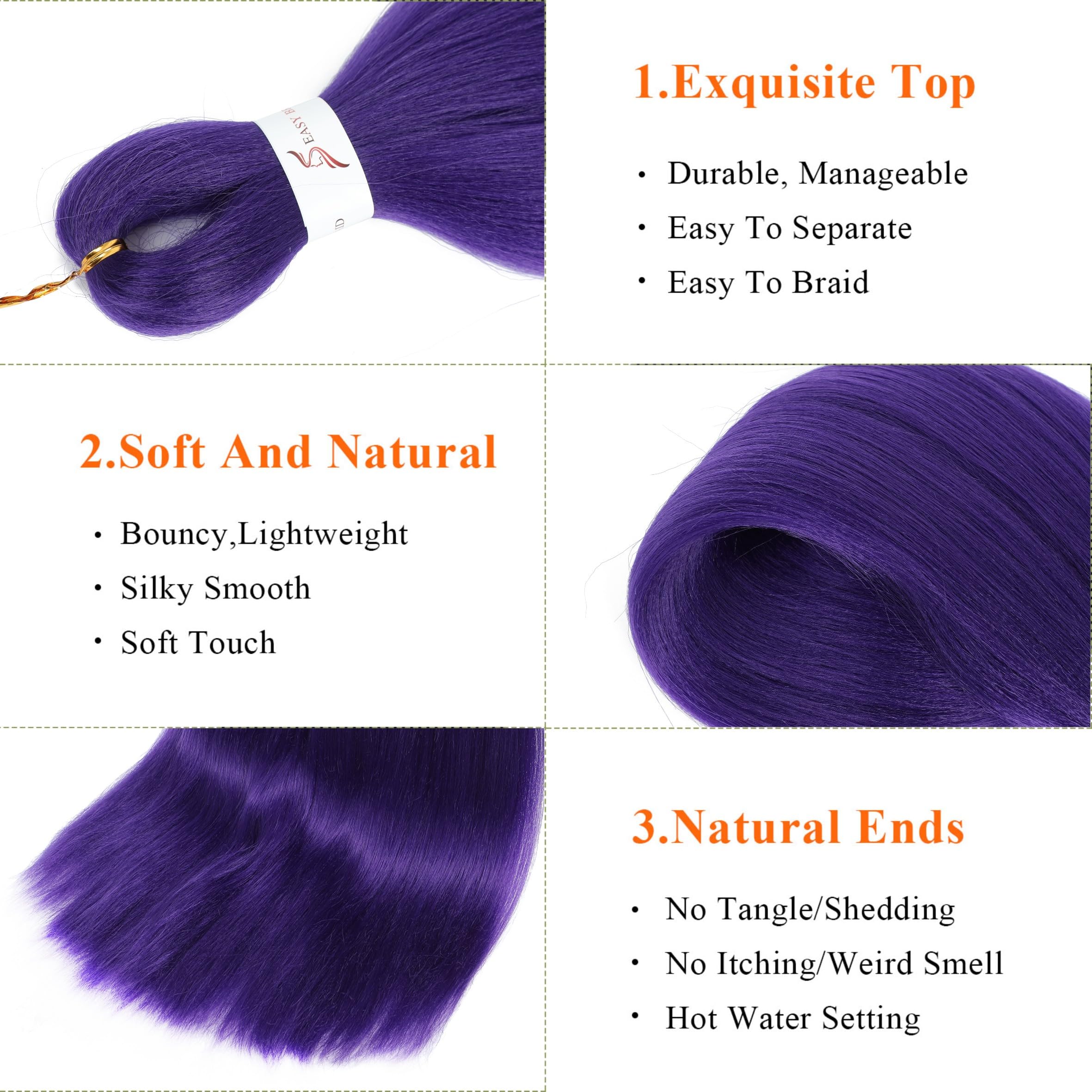 JIEANYAN braiding hair hot water setting enables quick style changes
