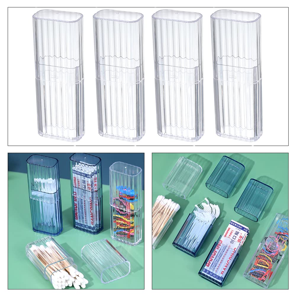 JIEDALIN transparent travel case suitable for makeup sponges and essentials