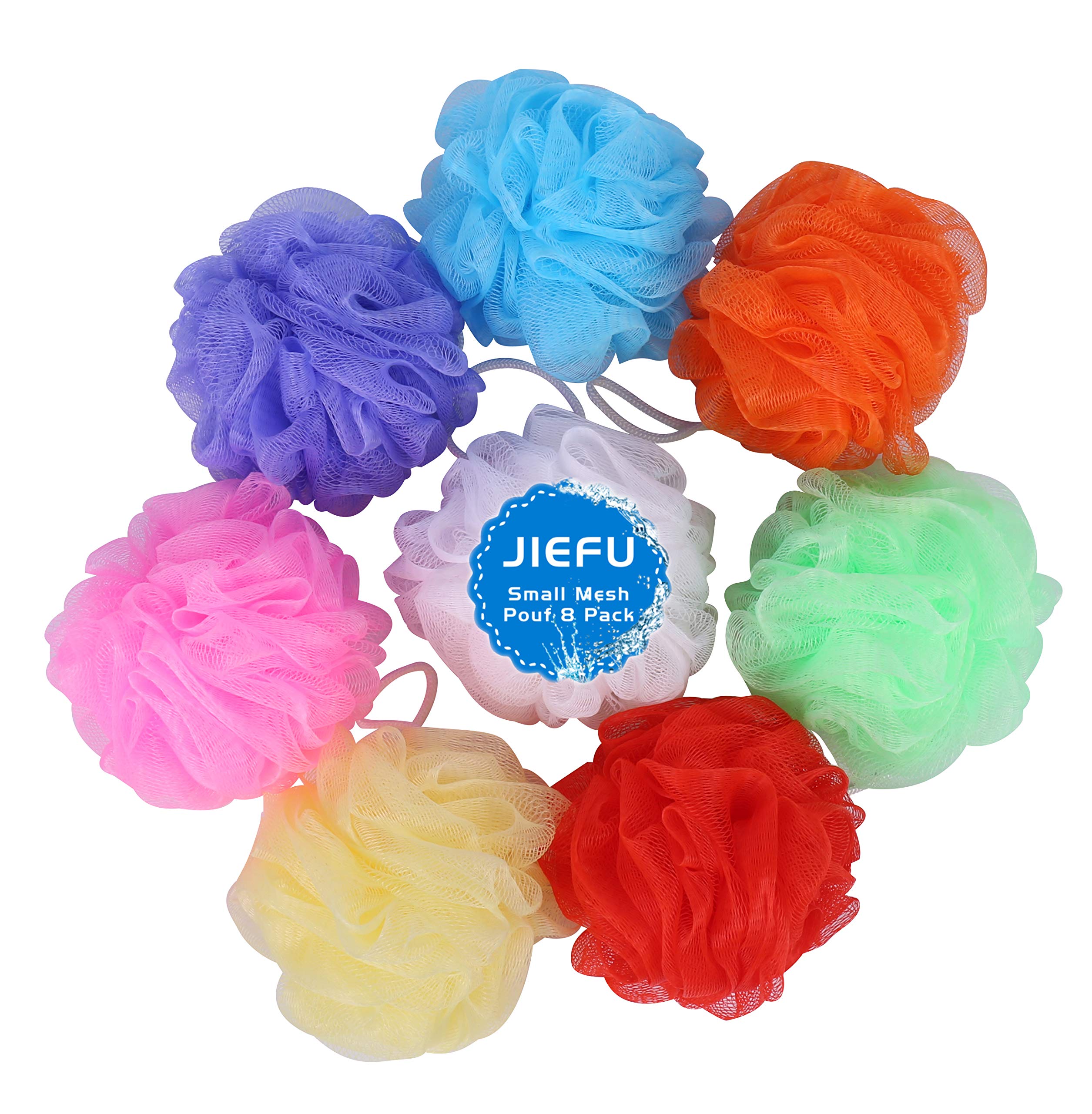 Esponjas JIEFU de baño, tamaño pequeño, ideales para niños y viajes.
