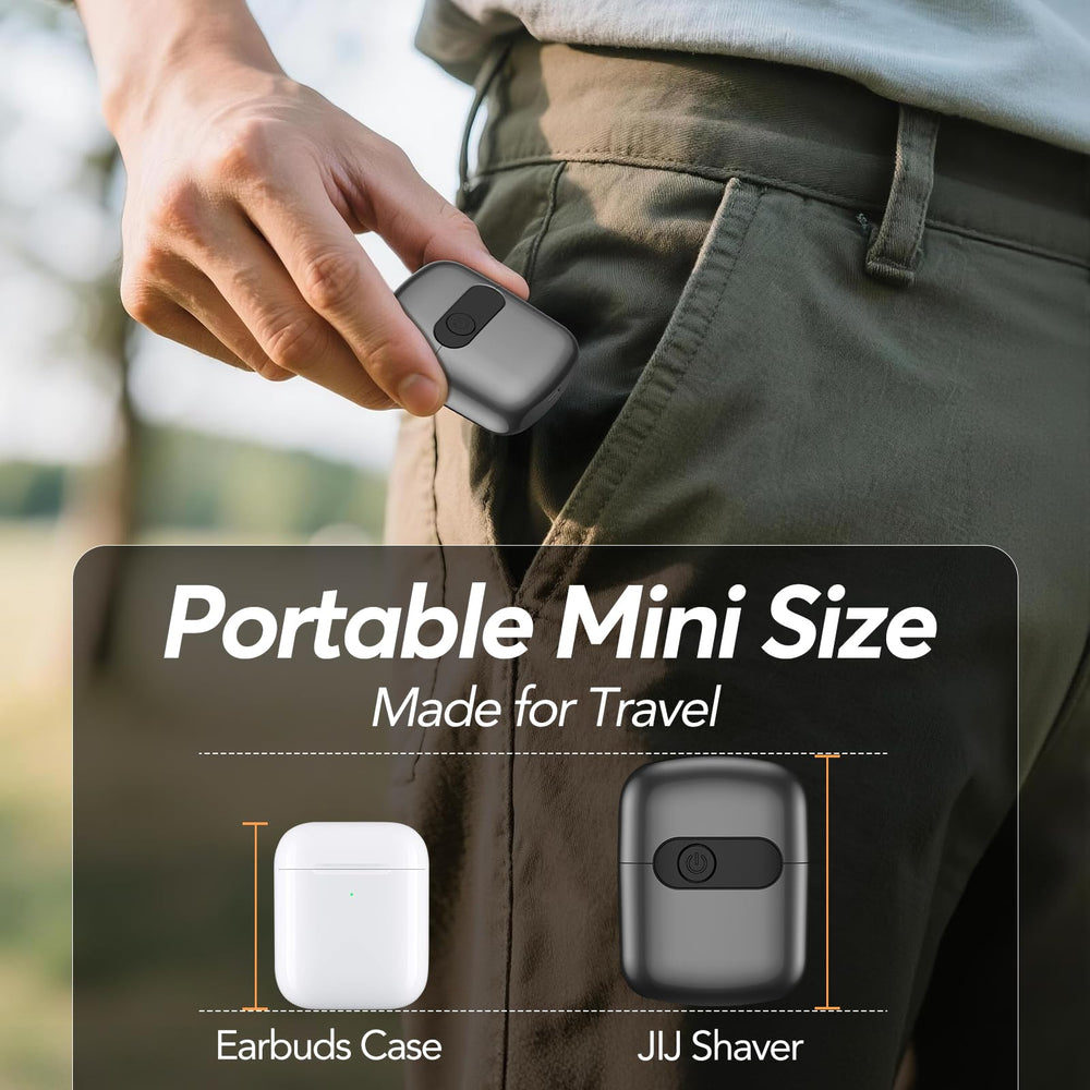 JIJ travel pouch included for organized grooming on trips