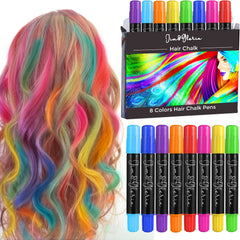 Jim&Gloria dustless hair chalk colors offer vibrant, temporary looks for parties