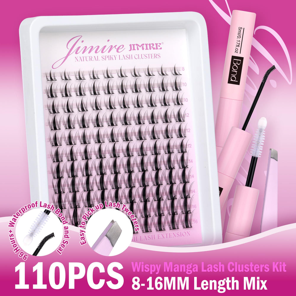 JIMIRE manga lashes natural look and light feel.
