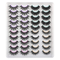 JIMIRE 20-pairs lashes pack with four styles for versatile everyday looks