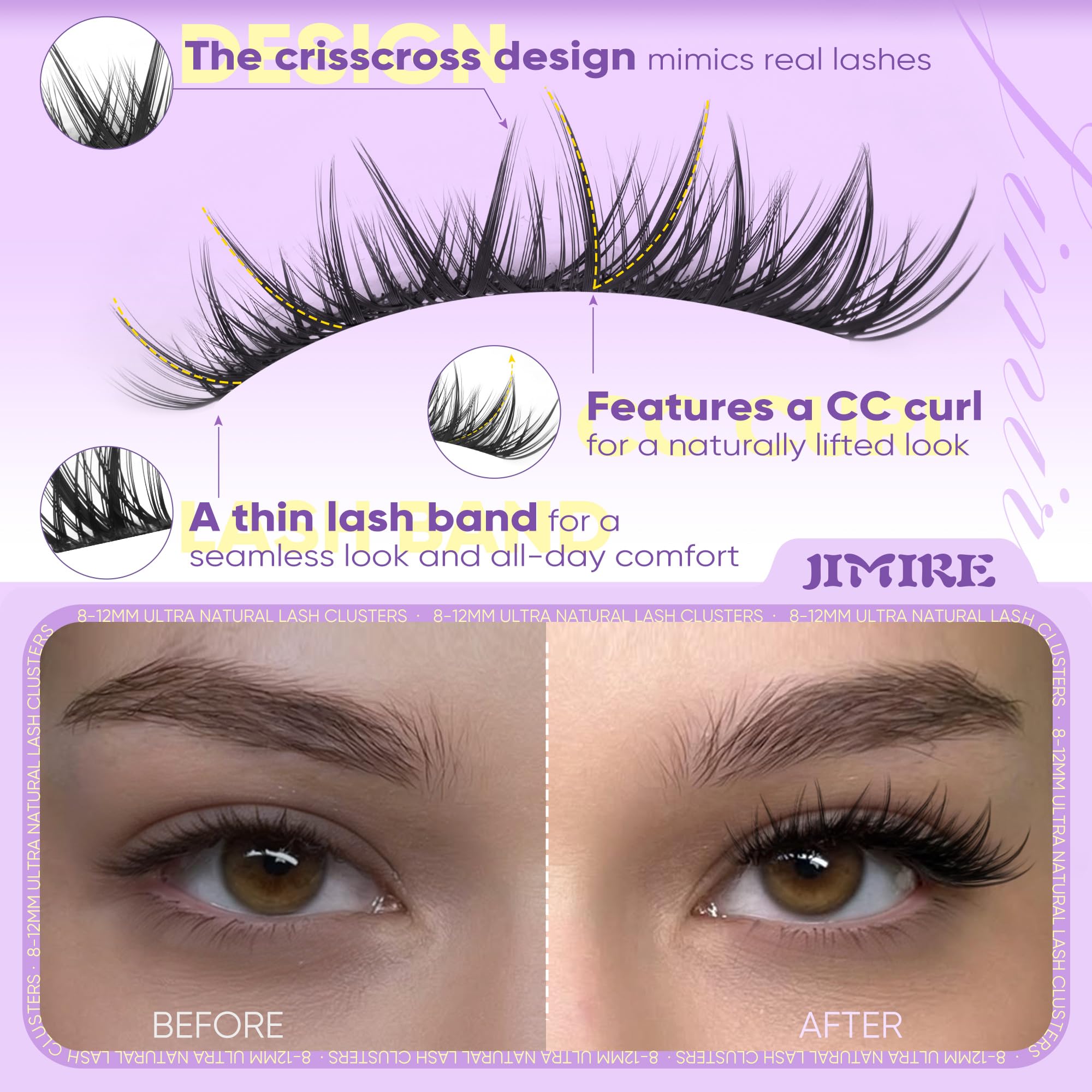 JIMIRE beginner-friendly clusters make quick, polished looks without special skills