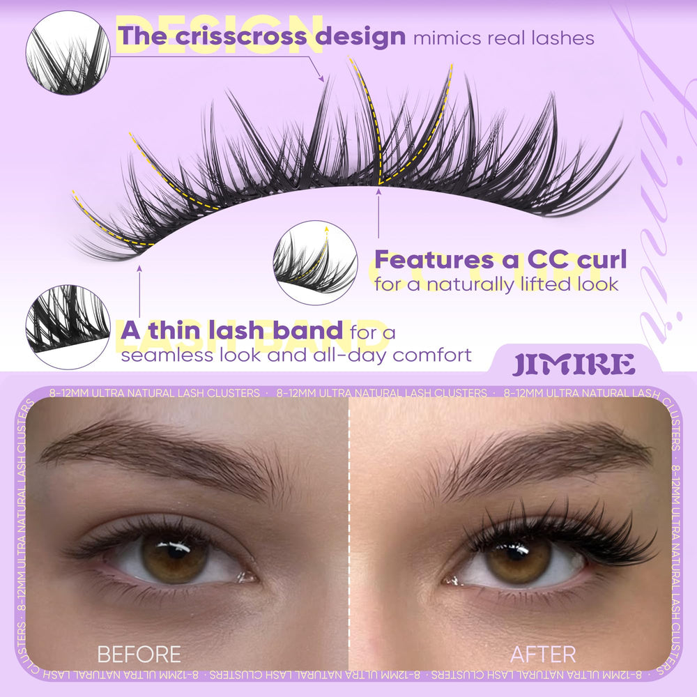 JIMIRE beginner-friendly clusters make quick, polished looks without special skills