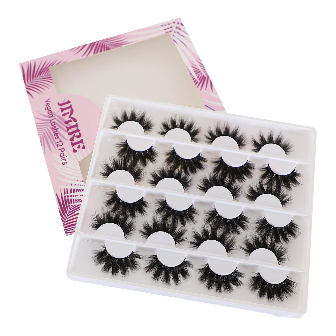JIMIRE black cotton band lashes offer easy application and comfort