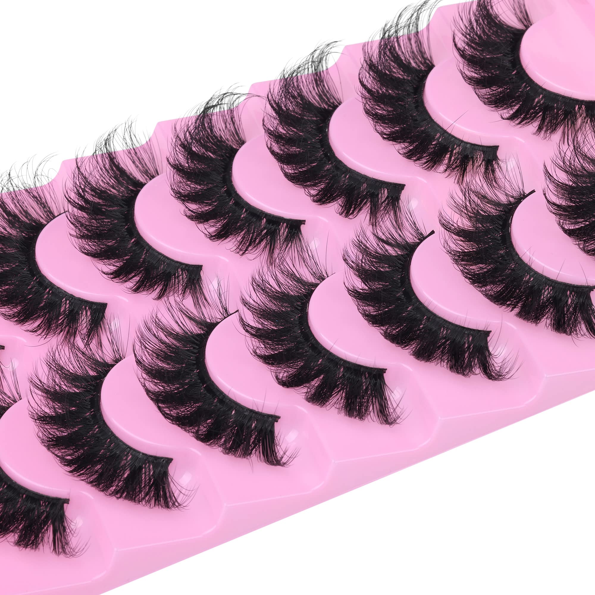 JIMIRE cat-eye lashes look enhances eye shape with shorter inner corners