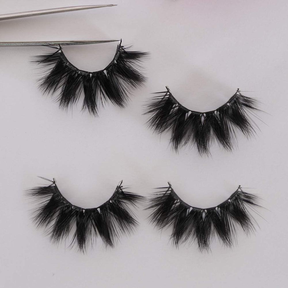 JIMIRE cruelty-free synthetic fibers lashes for luxurious appearance