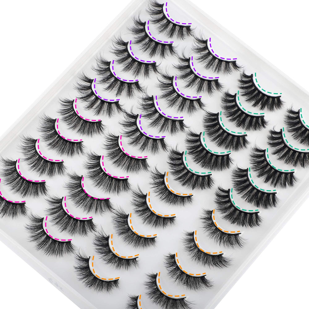 JIMIRE easy-apply lashes with lightweight fibers for all-day wear