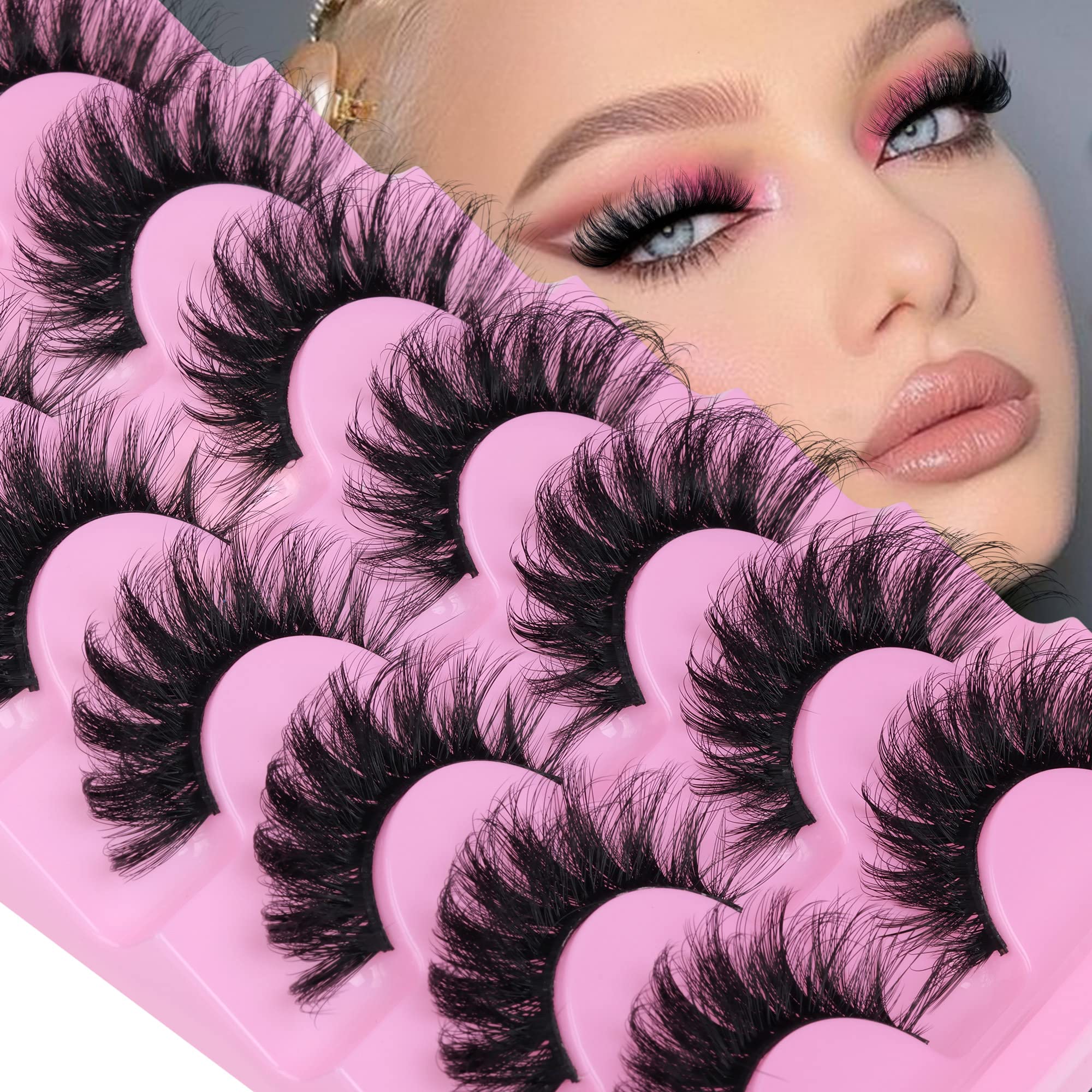 JIMIRE faux mink lashes pack front view for easy day-to-night glamour