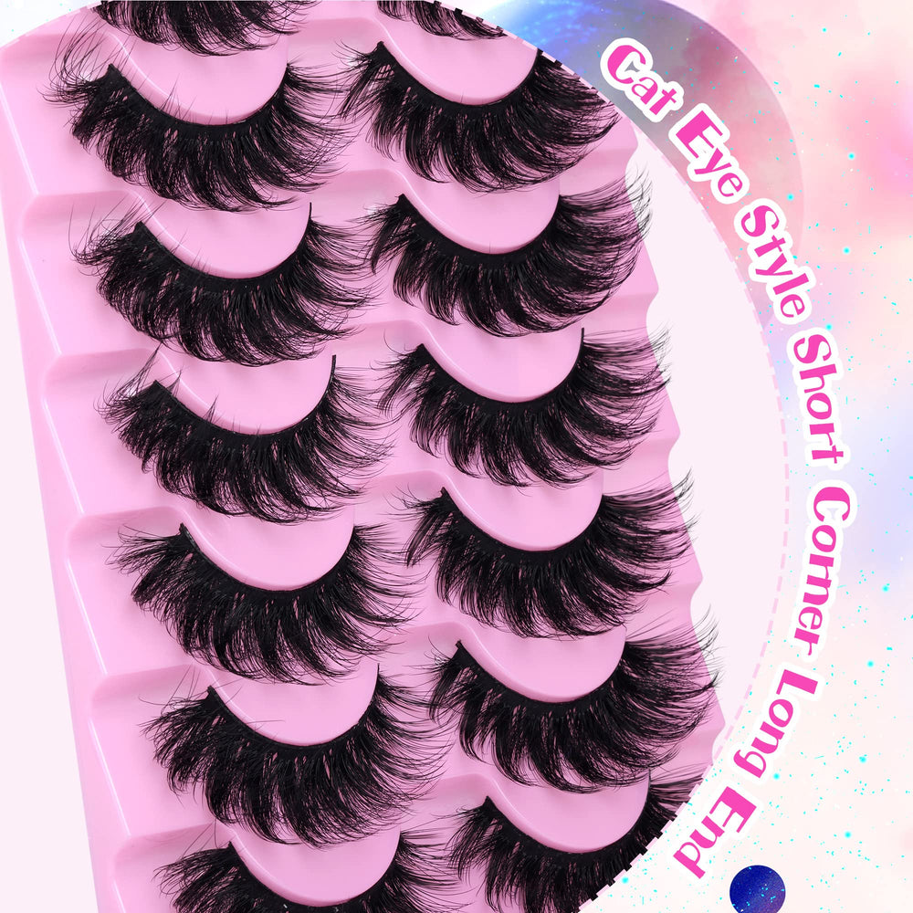 JIMIRE fluffy full-flare lashes provide wispy volume and drama