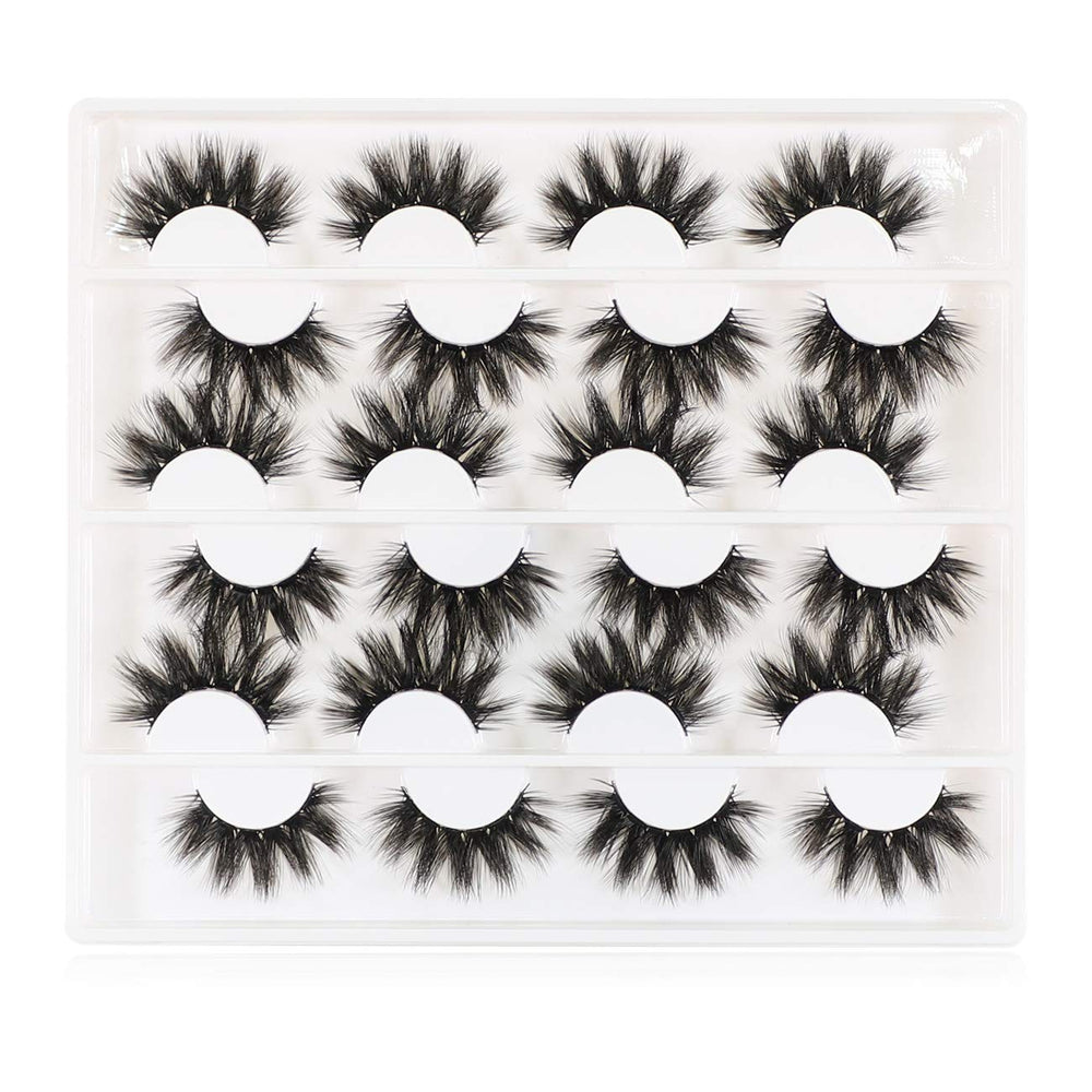 JIMIRE fluffy high volume faux mink lashes with dramatic lift