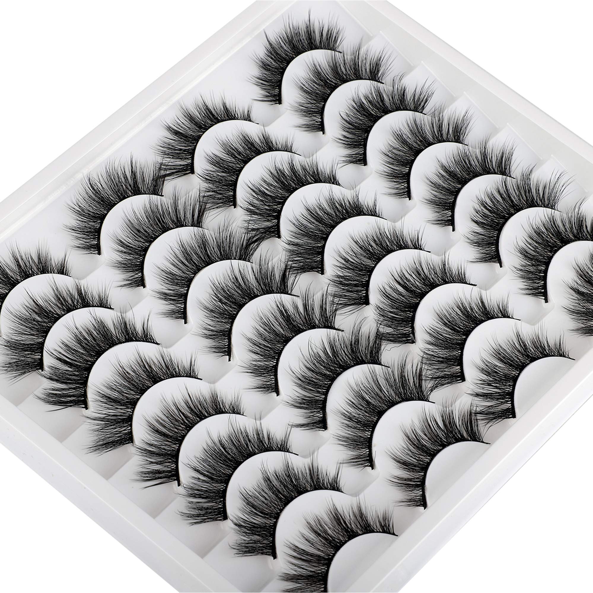 JIMIRE handmade synthetic fiber close-up showcases high-quality lashes and reusable design.