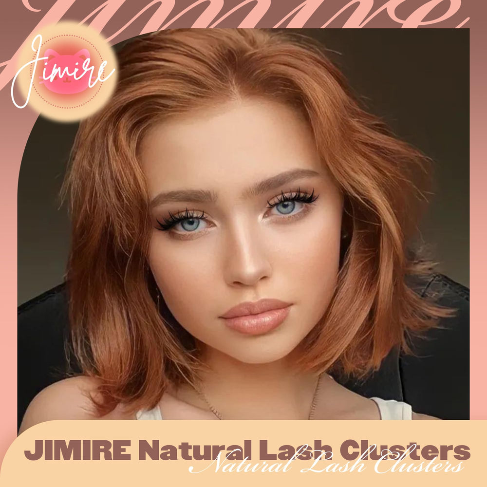 JIMIRE manga lash clusters are ultra-light for all-day comfort