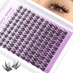 JIMIRE manga lash clusters natural curl 10-14mm for a soft, natural enhancement.