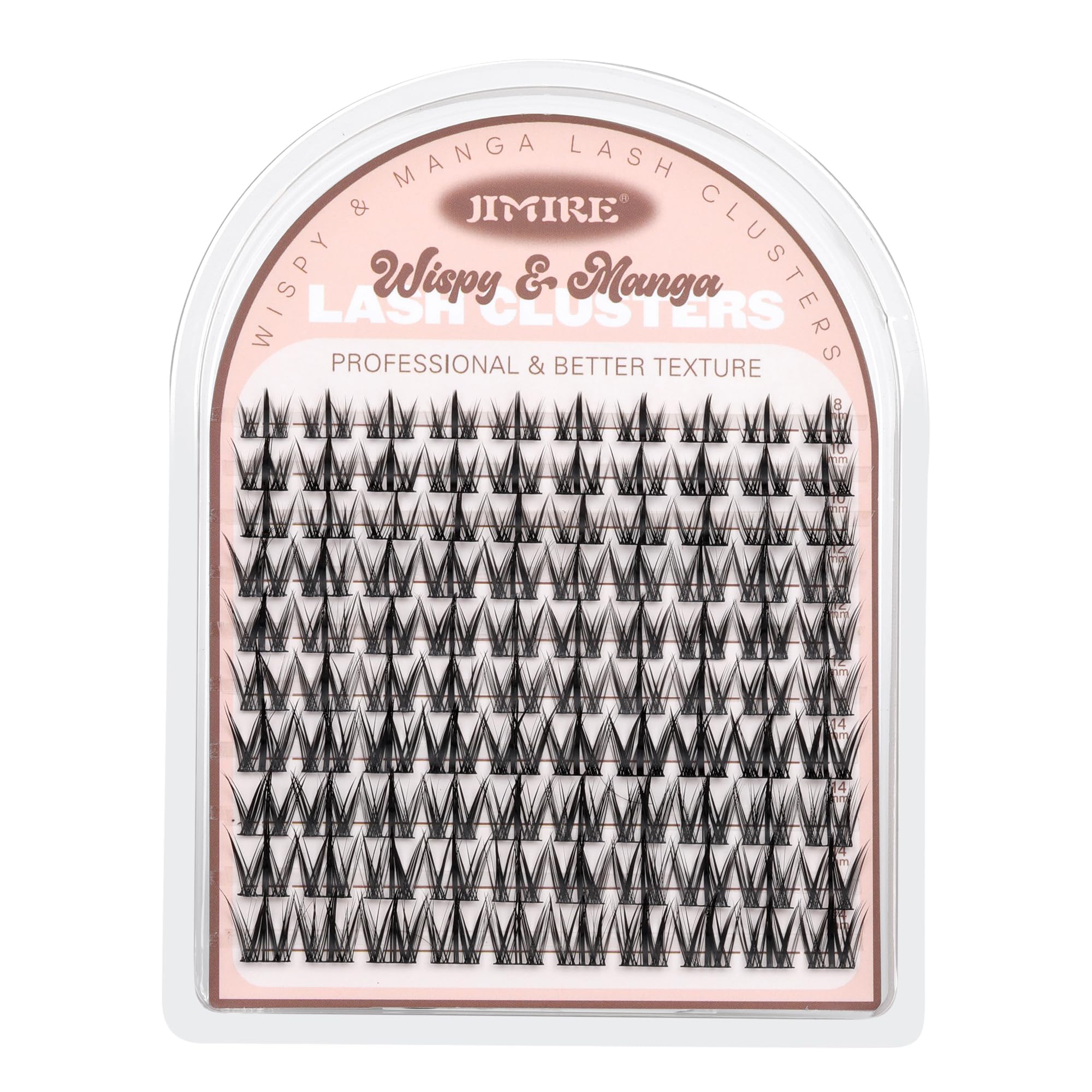 JIMIRE manga lash clusters provide a natural look without a salon visit