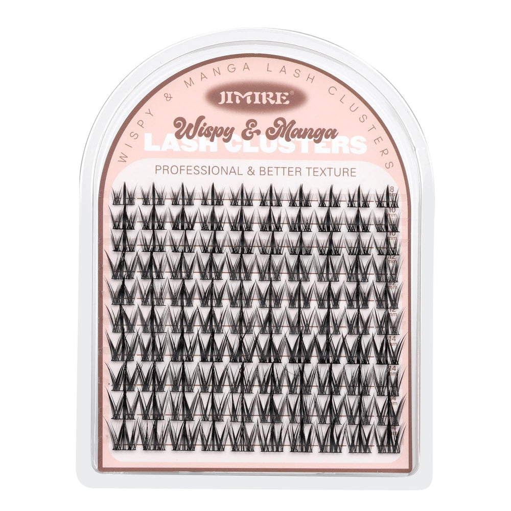 JIMIRE manga lash clusters provide a natural look without a salon visit