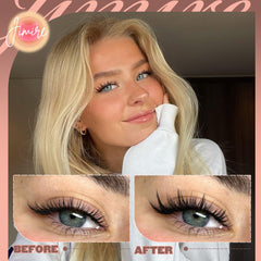 JIMIRE manga lash clusters feature a wide band for easy, quick application