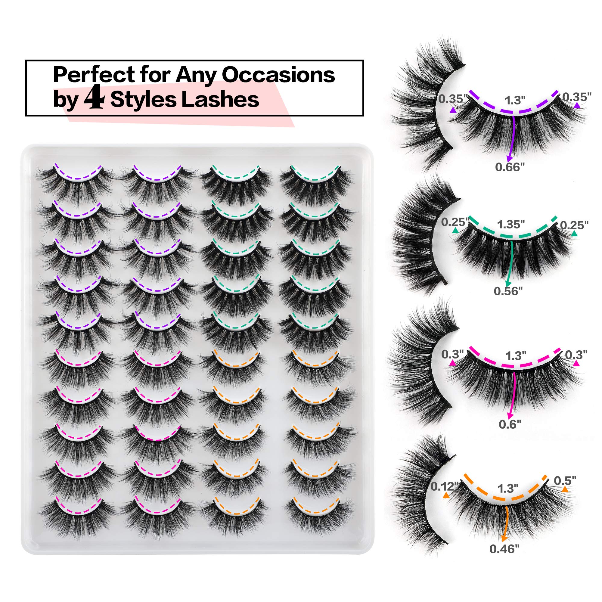 JIMIRE natural fluffy lashes for subtle daytime enhancement