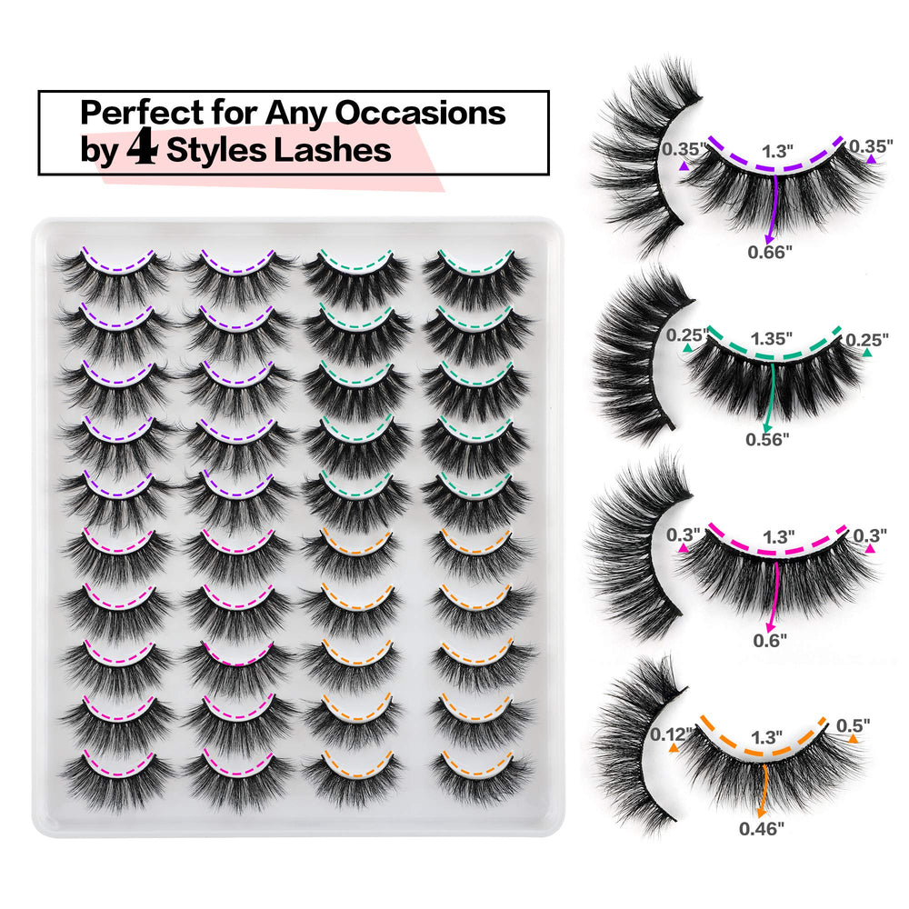 JIMIRE natural fluffy lashes for subtle daytime enhancement