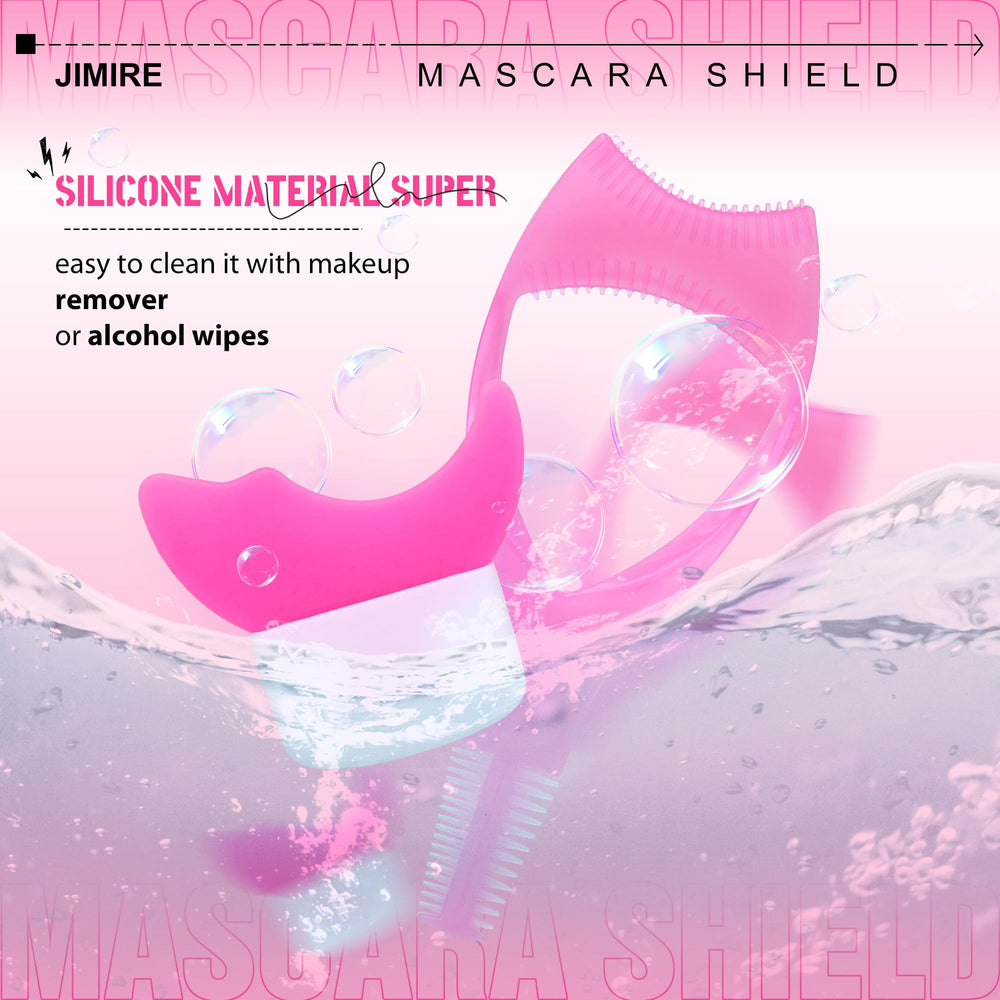 Jimire plum acrylic mascara shield provides a smooth, durable surface.