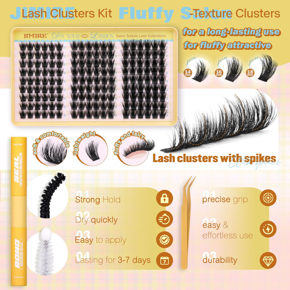 JIMIRE professional tweezers precision for accurate placement during DIY clusters