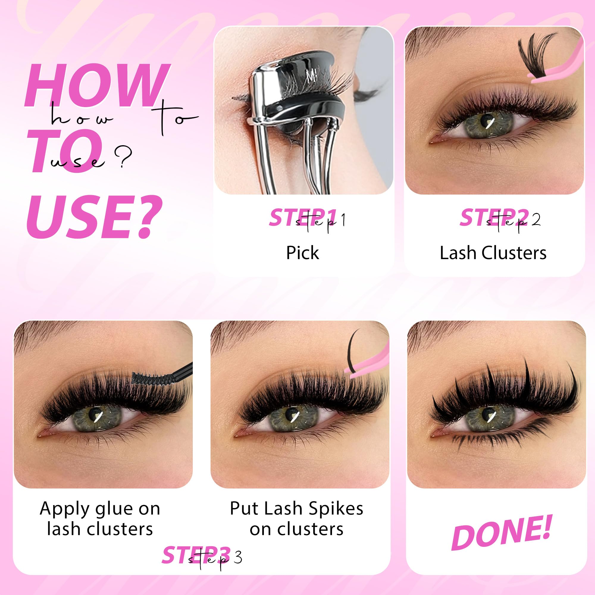 JIMIRE reusable lash clusters save money over time