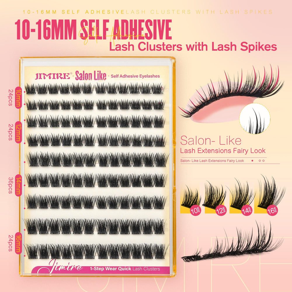 JIMIRE reusable wispy lash clusters up to five uses with proper care.
