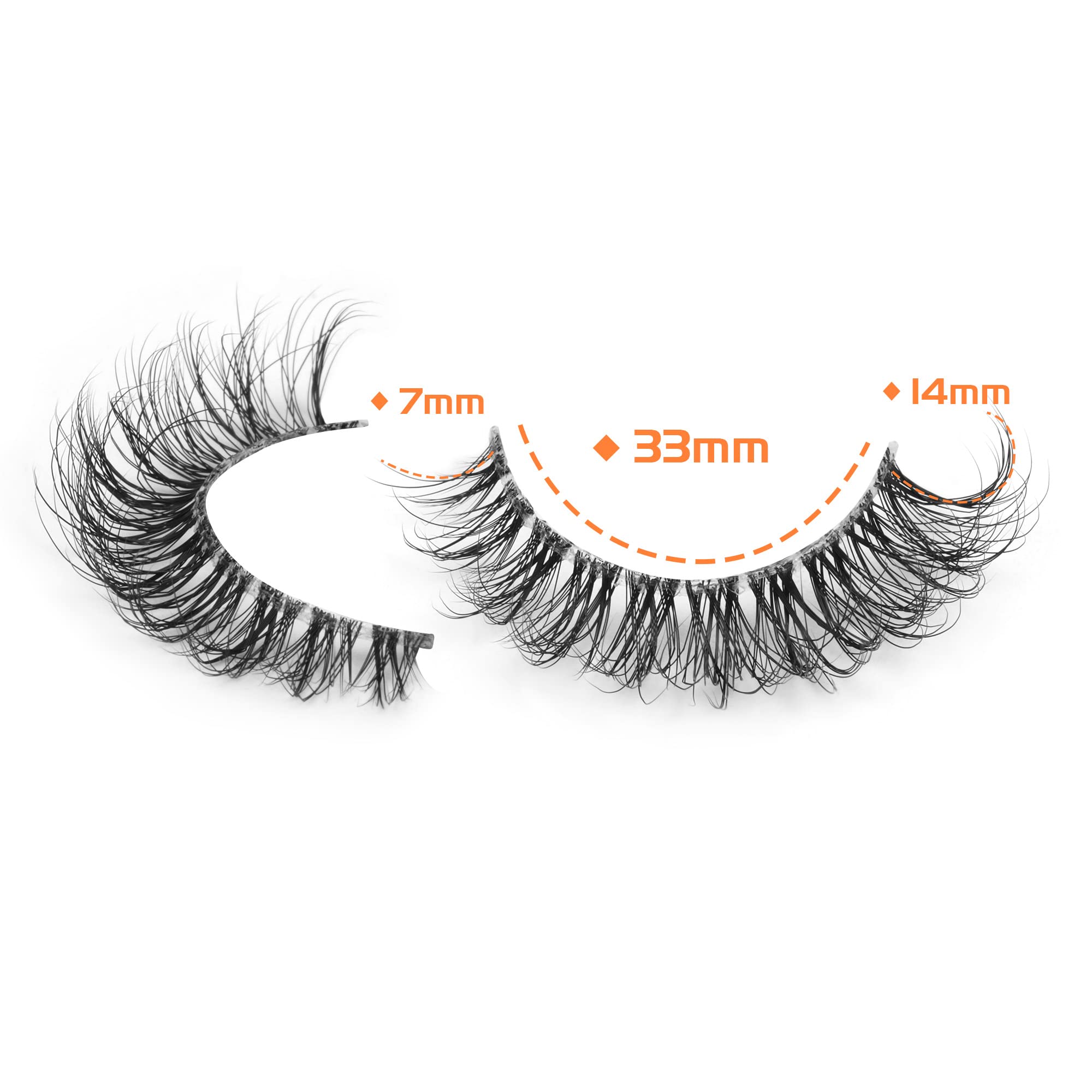 JIMIRE wispy 13mm lashes heighten eye shape with subtle enhancement