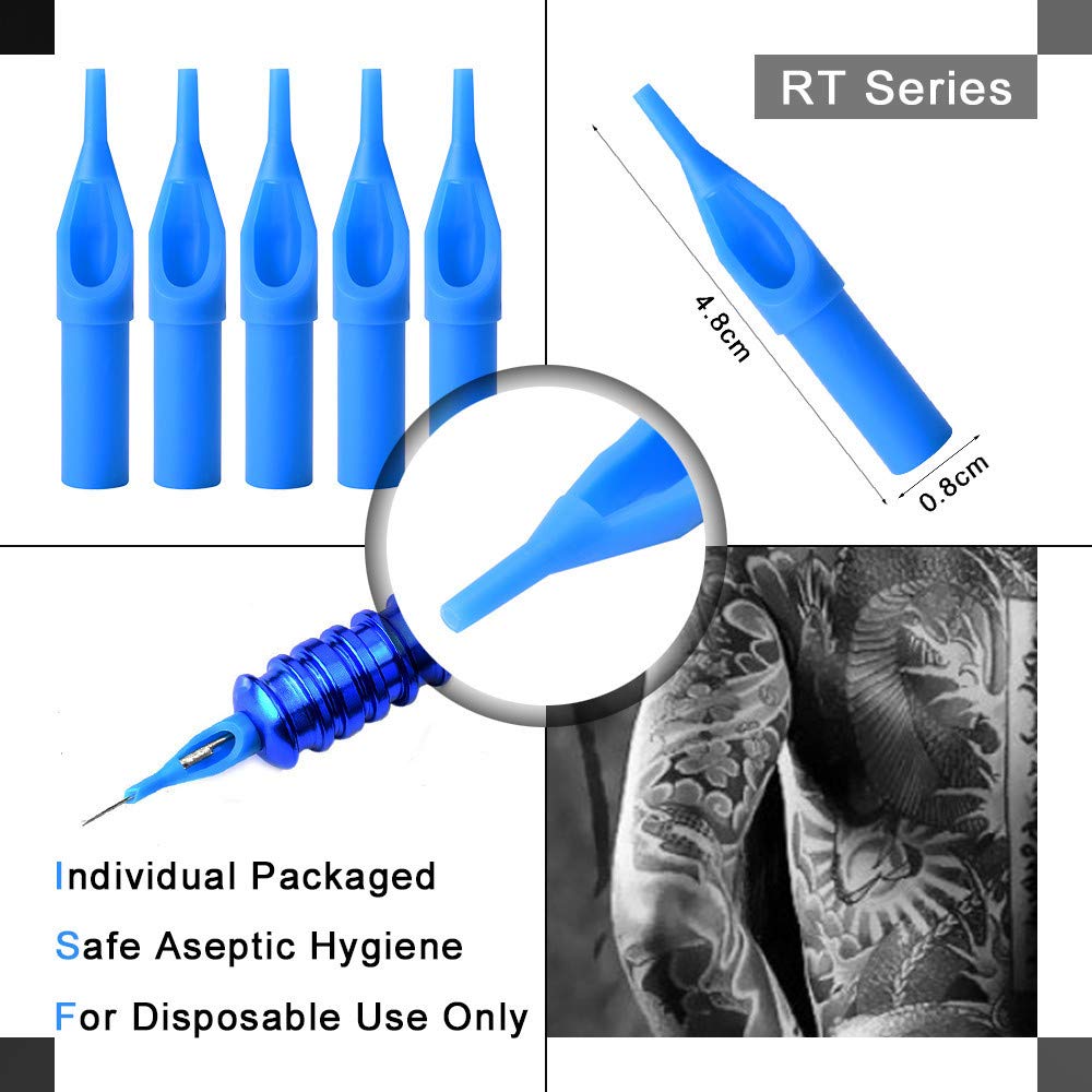 JimKing puntas tatuaje RT-DT, compatibilidad amplia para series.