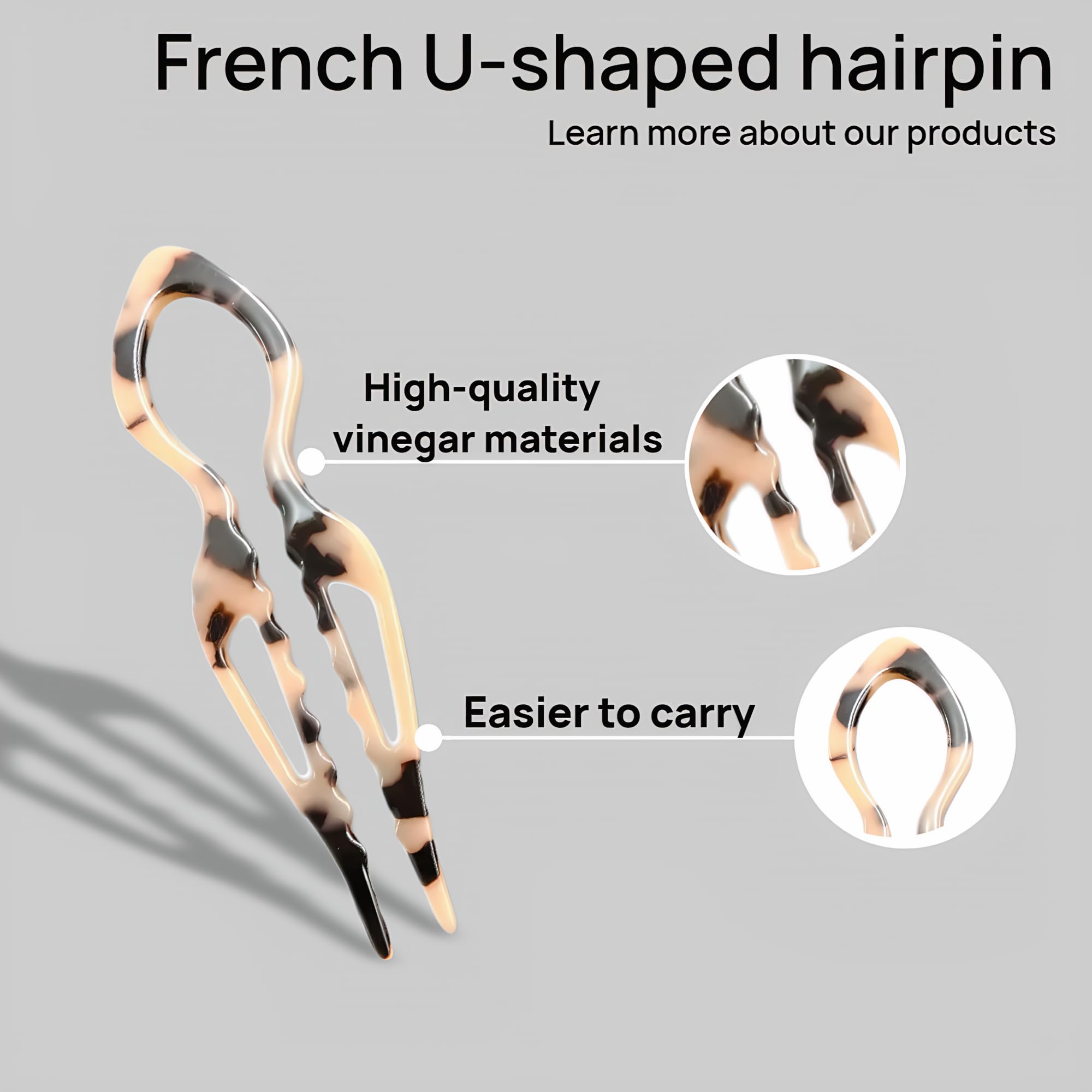 Jimmidy horquillas francesas para uso diario, complemento discreto.