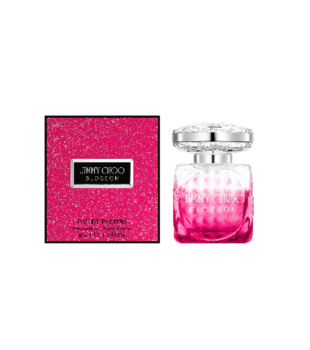 Jimmy Choo Blossom packaging box, hints at a luxurious daily ritual.