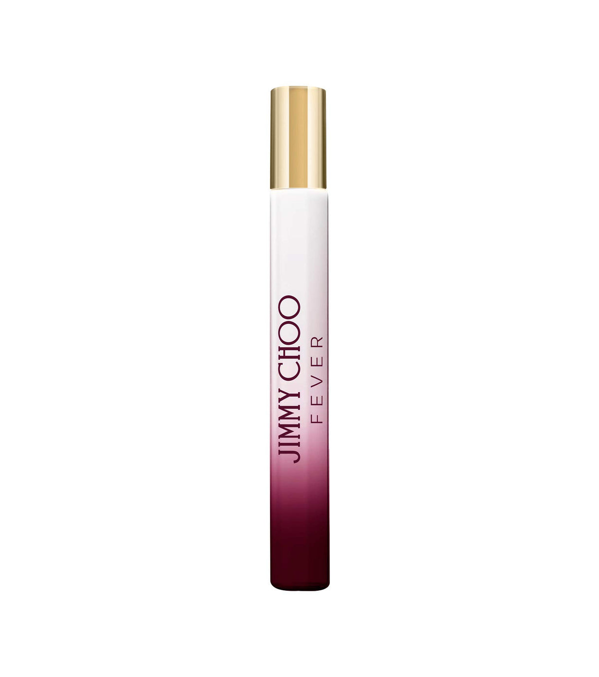 Jimmy Choo Fever travel spray bottle, compact luxury for on-the-go fragrance.