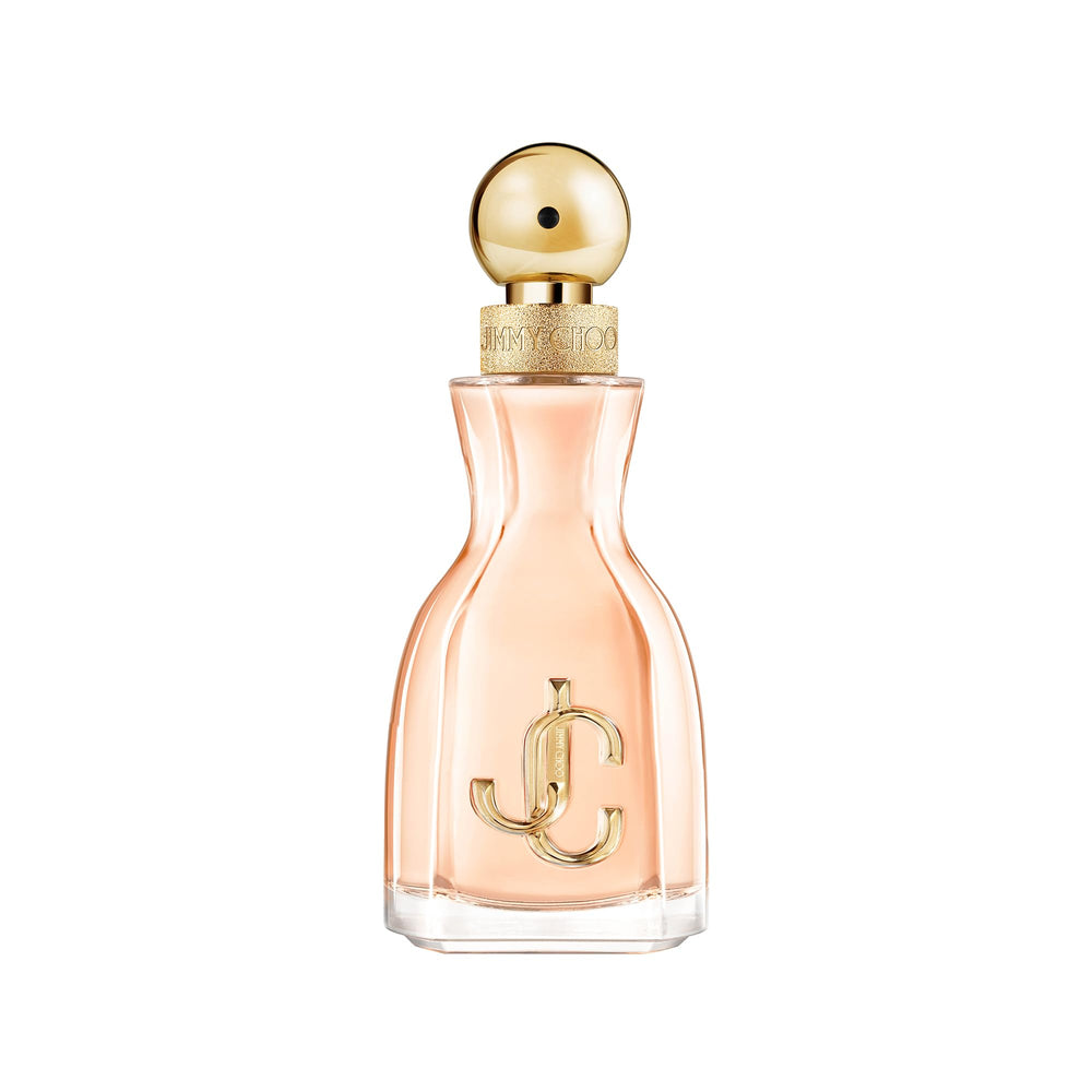 Jimmy Choo I Want Choo bottle front highlights premium fragrance design for confident evenings