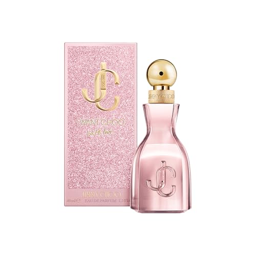 Close-up of the Jimmy Choo I Want Choo With Love cap highlighting premium packaging