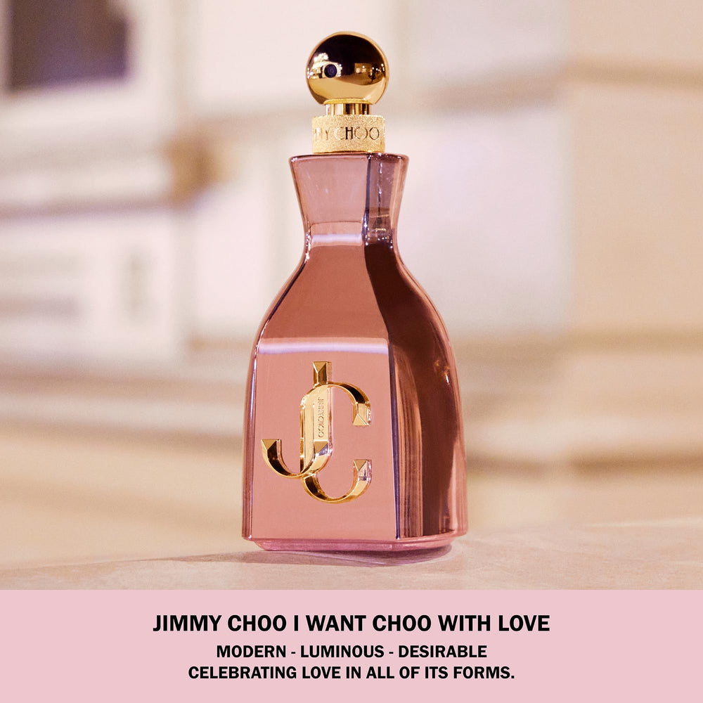 Jimmy Choo I Want Choo With Love hibiscus freesia notes vibrant middle